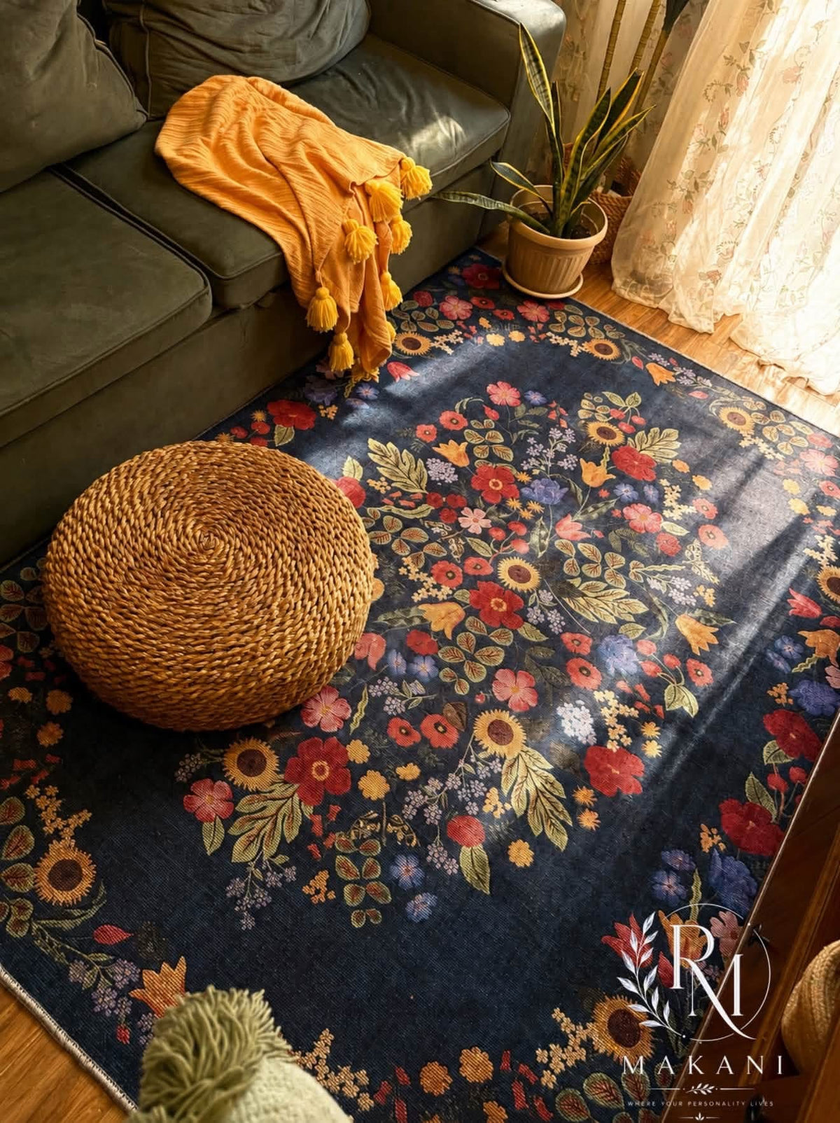 Sun flower rug 🌻