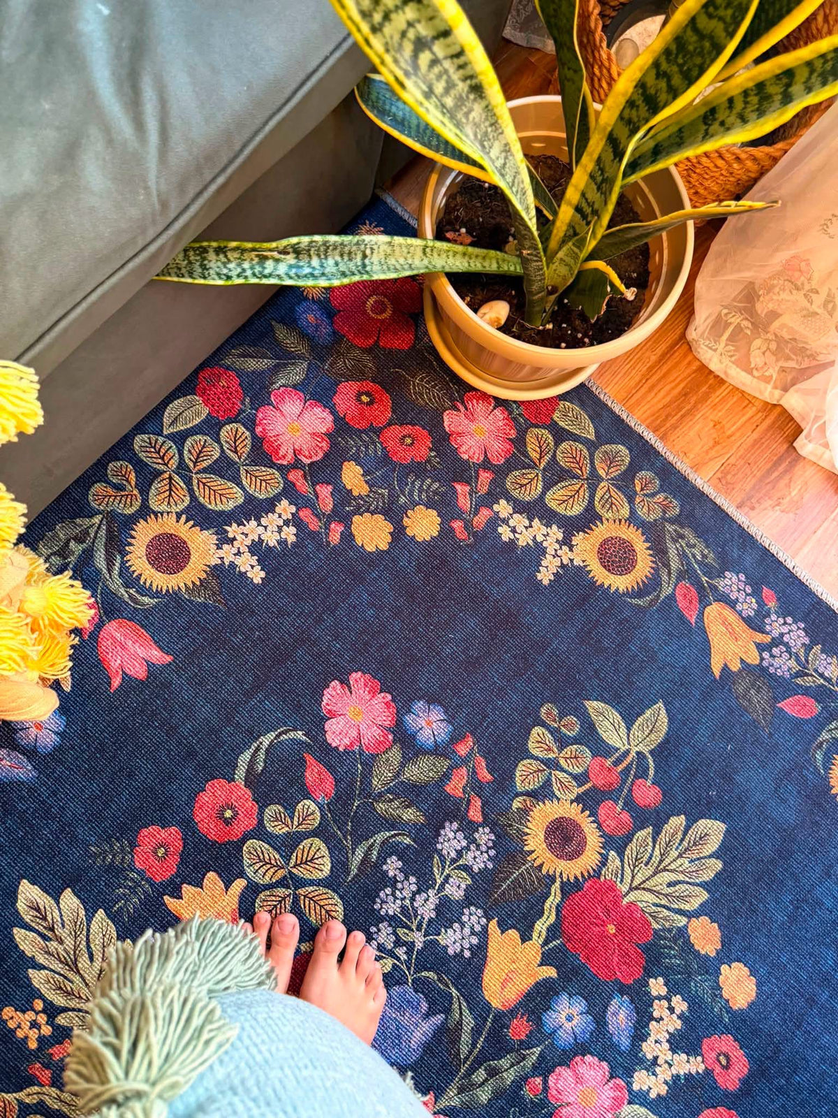 Sun flower rug 🌻