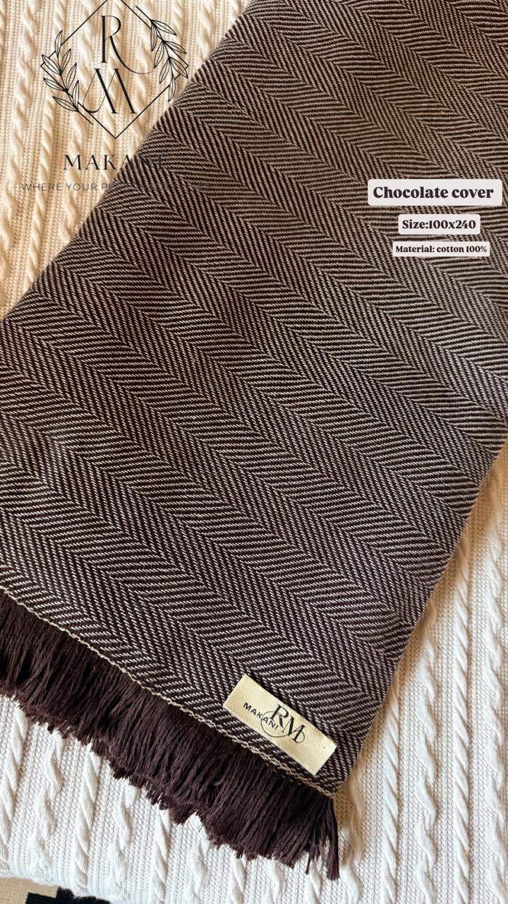 Chocolate sofa cover 🍫