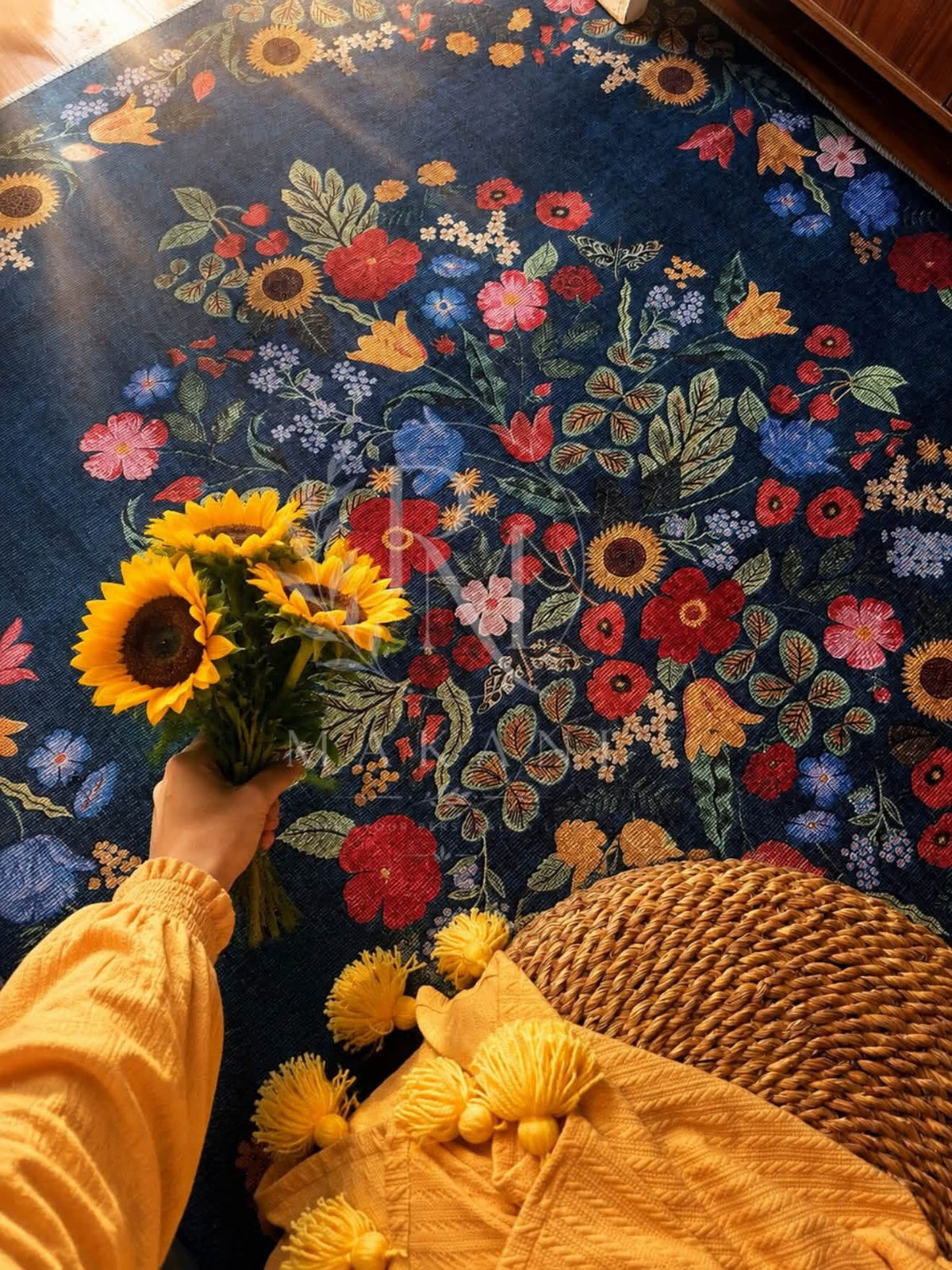 Sun flower rug 🌻