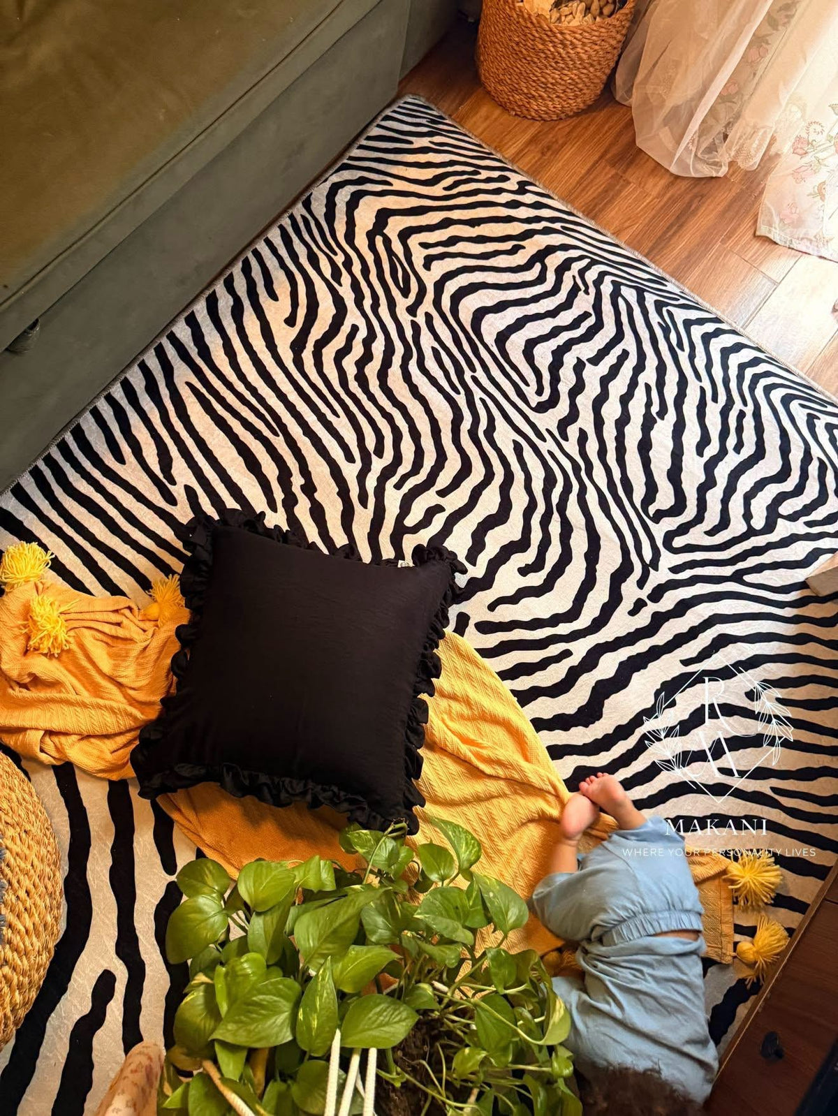 Zibra flow rug 🖤🤍